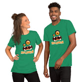 Back view of Bat Attack Unisex Staple T-Shirt